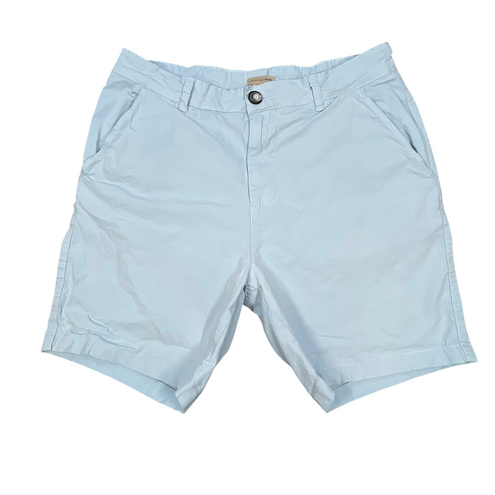 Carbon2Cobalt Light Blue Effortlessly Cool Chino Shorts Mens 35